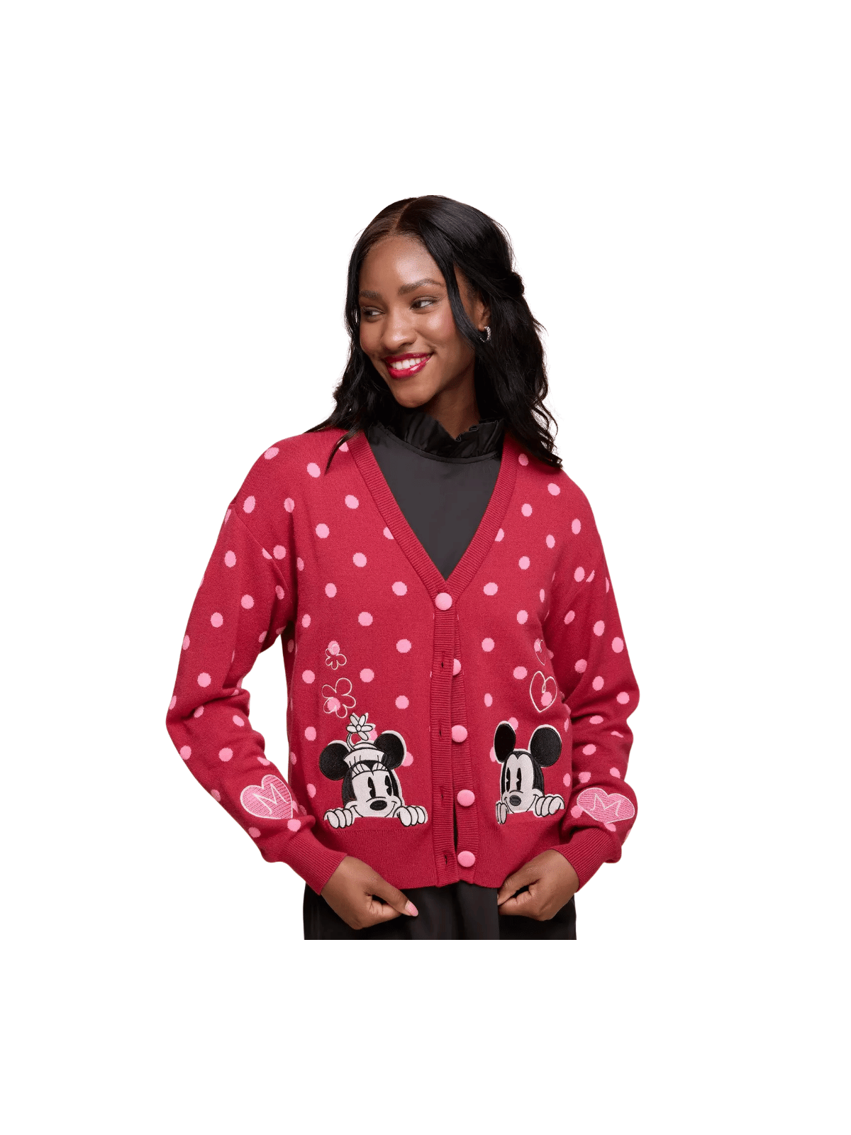 Gilet à pois Mickey et Minnie Disney