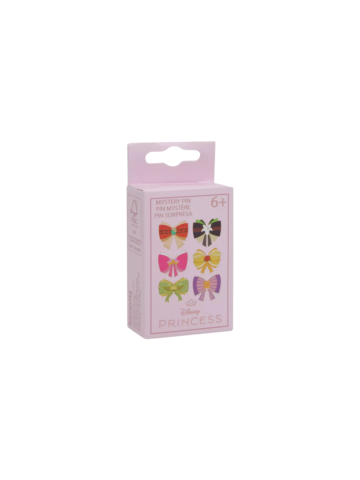 Pin's Blind box Princess glitter bows LOUNGEFLY Import