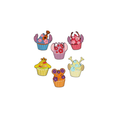 Pin's Blind box Disney Stitch & experiments cupcake LOUNGEFLY Import