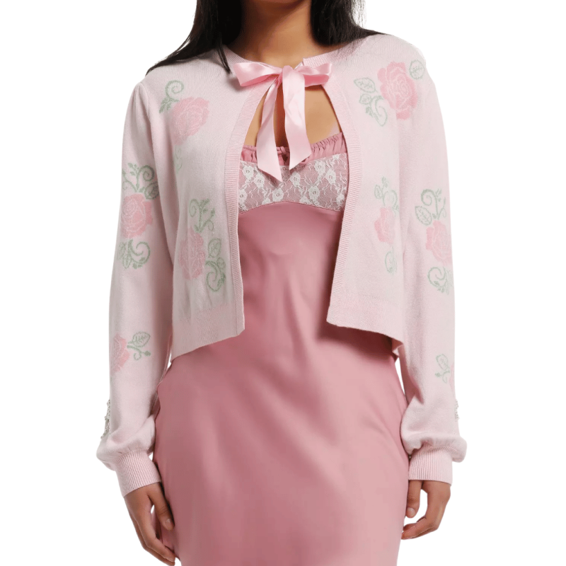 Gilet à nouer sur le devant Marie Roses Les Aristochats Disney