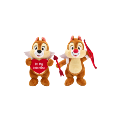 Ensemble de peluches Tic et Tac Saint-Valentin Disney