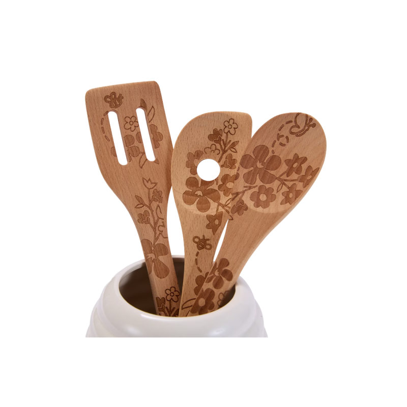 Ensemble d'ustensiles de cuisine avec pot Winnie l'ourson