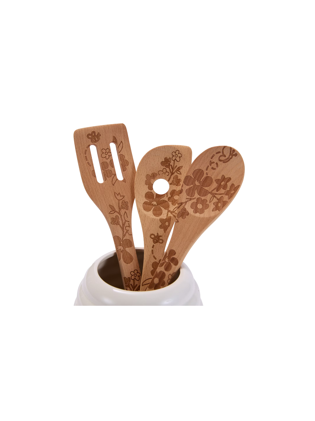 Ensemble d'ustensiles de cuisine avec pot Winnie l'ourson