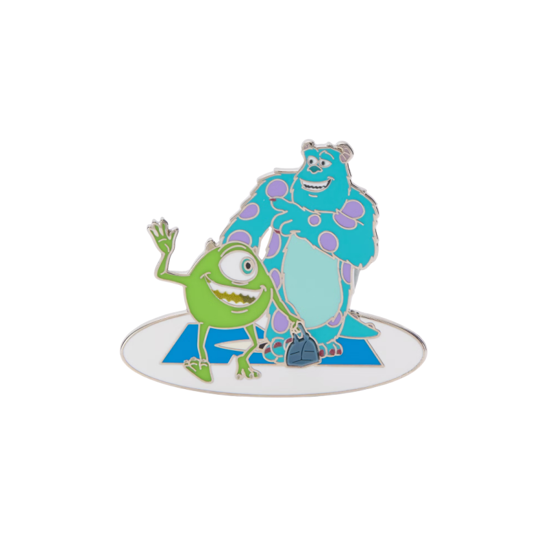 Pin's Bob Razowski et Jacques Sullivan Monstres et Cie Disney