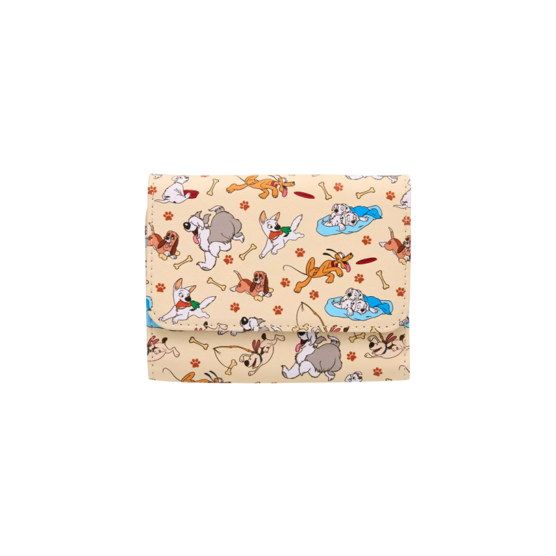 Portefeuille Disney dogs play LOUNGEFLY Import - Livraison 02/2026