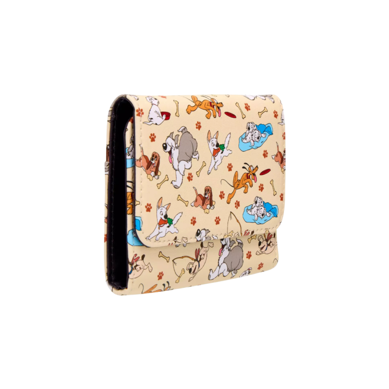 Portefeuille Disney dogs play LOUNGEFLY Import - Livraison 02/2026