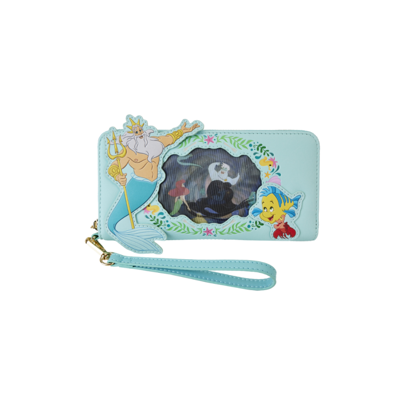 Portefeuille ariel lenticulaire La petite sirène LOUNGEFLY Import
