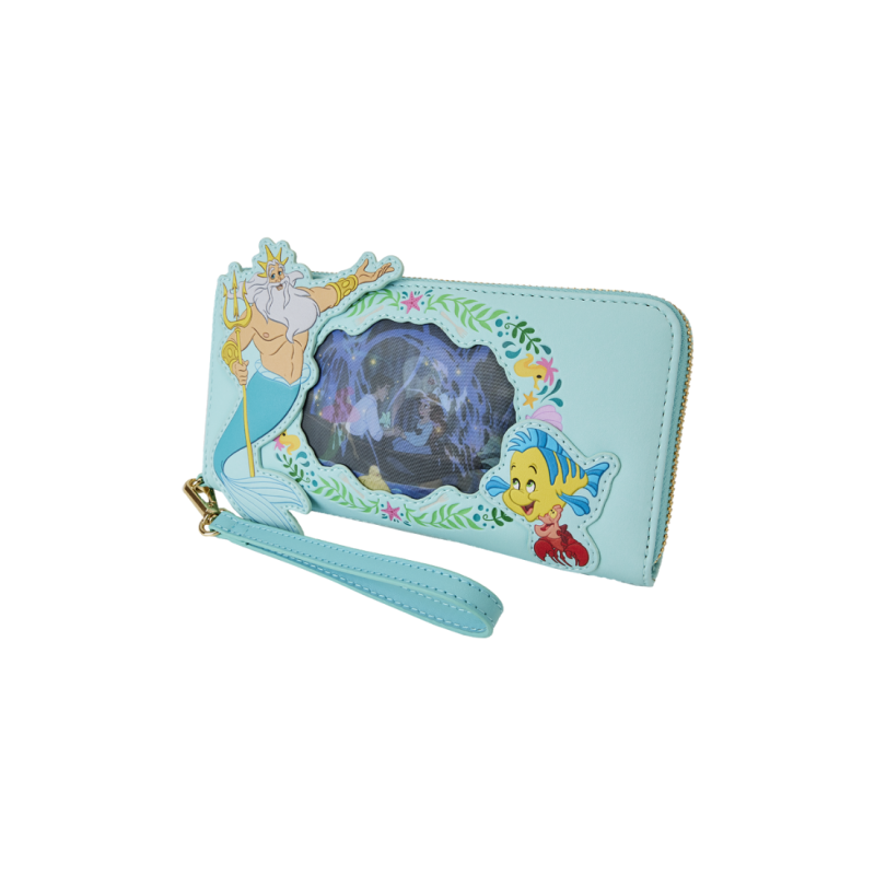 Portefeuille ariel lenticulaire La petite sirène LOUNGEFLY Import