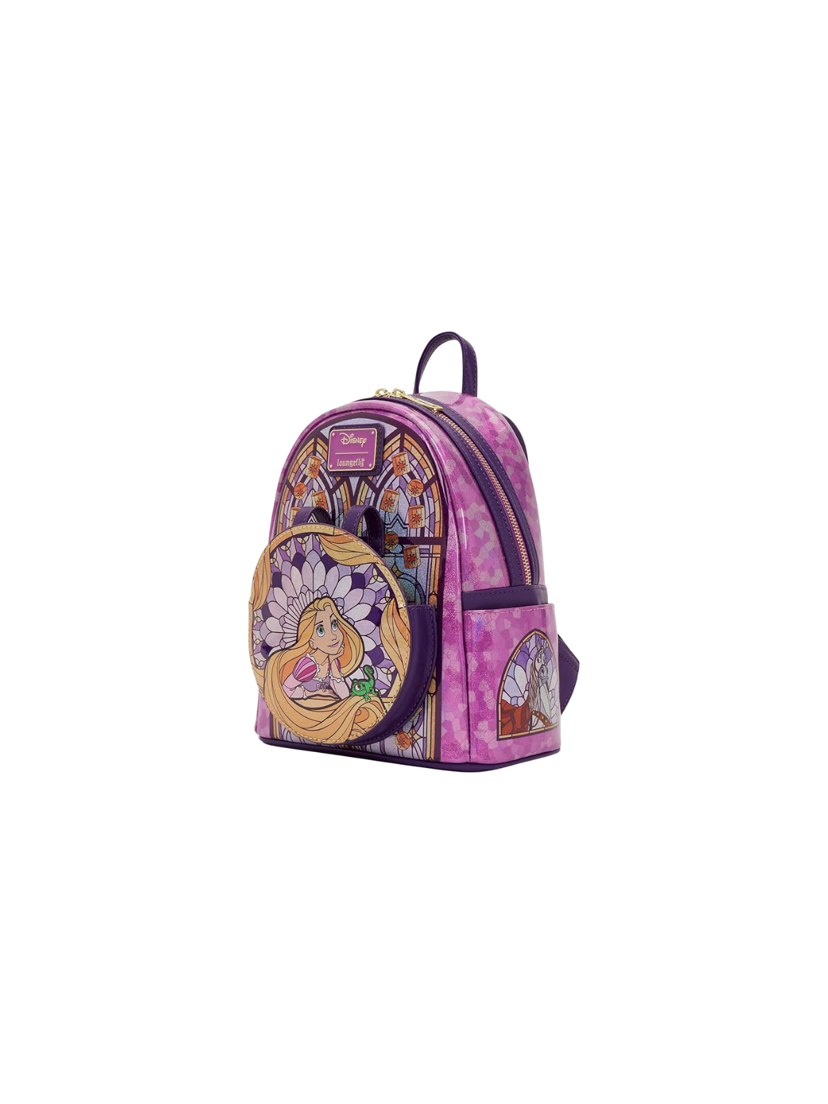 Sac à dos Stained glass Raiponce LOUNGEFLY Import - Livraison 03/2026