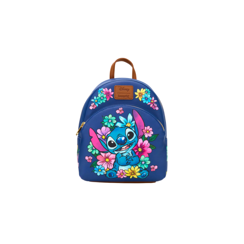 Sac à dos flowers Stitch LOUNGEFLY Import - Livraison 03/2026