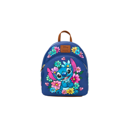 Sac à dos flowers Stitch LOUNGEFLY Import - Livraison 03/2026