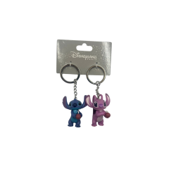 Porte clés duo Angel & Stitch Disneyland paris