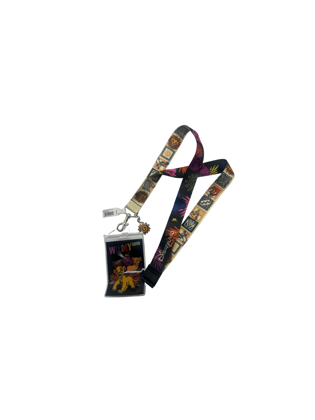 Lanière tour de cou Le Roi lion wildly good times Disneyland paris