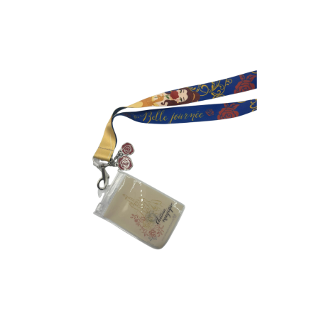 Lanière Tour de Cou La Belle & la Bête Disneyland paris