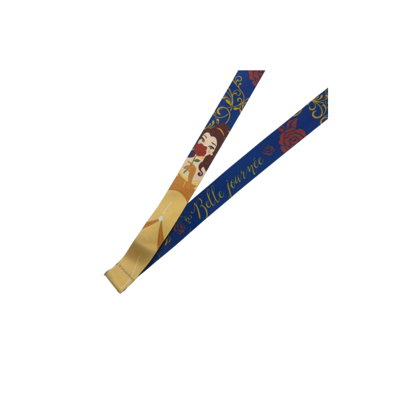 Lanière Tour de Cou La Belle & la Bête Disneyland paris