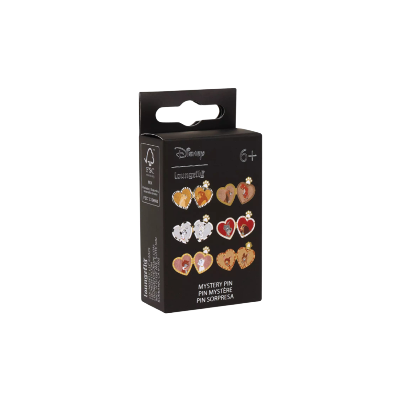 Pin's Blind box animals hearts locket LOUNGEFLY Import