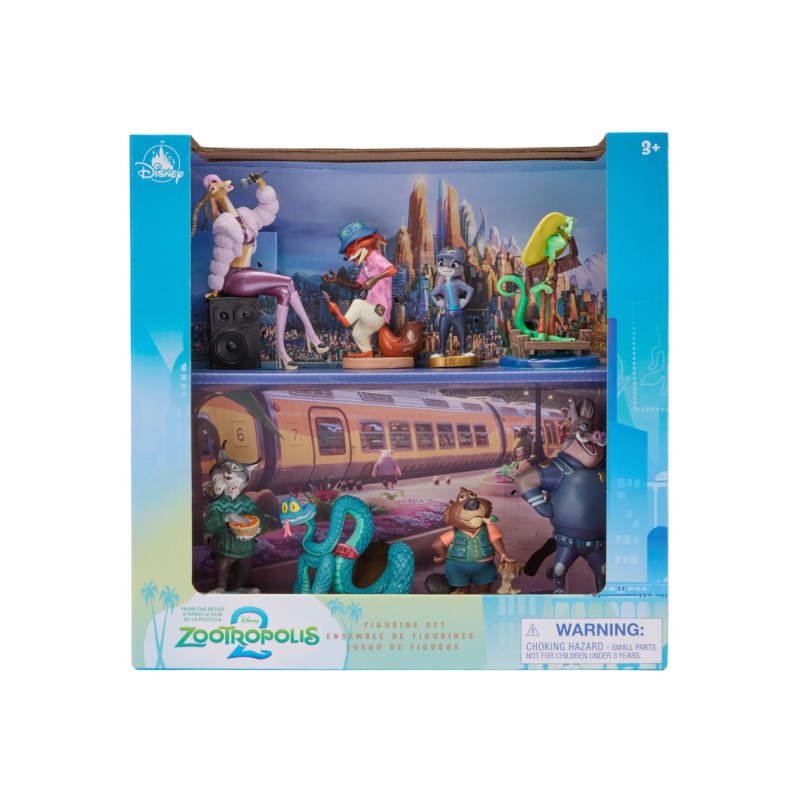 Coffret deluxe de figurines Zootopie 2 Disney
