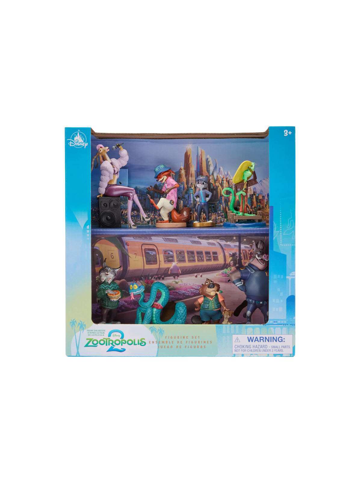 Coffret deluxe de figurines Zootopie 2 Disney