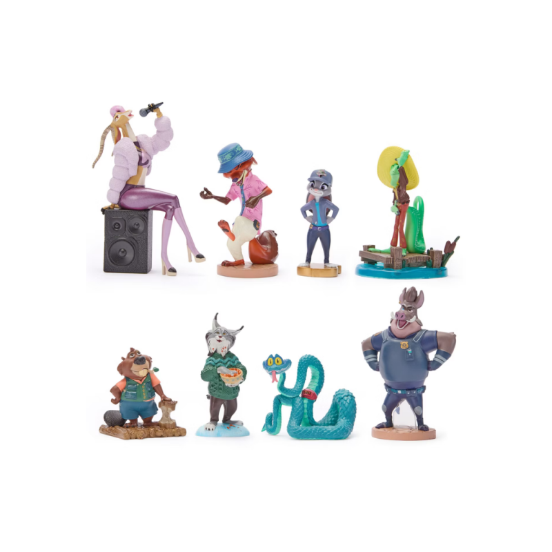 Coffret deluxe de figurines Zootopie 2 Disney