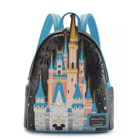 Sac à dos Cinderella Castle Light-Up LOUNGEFLY Import - Livraison 02/2026
