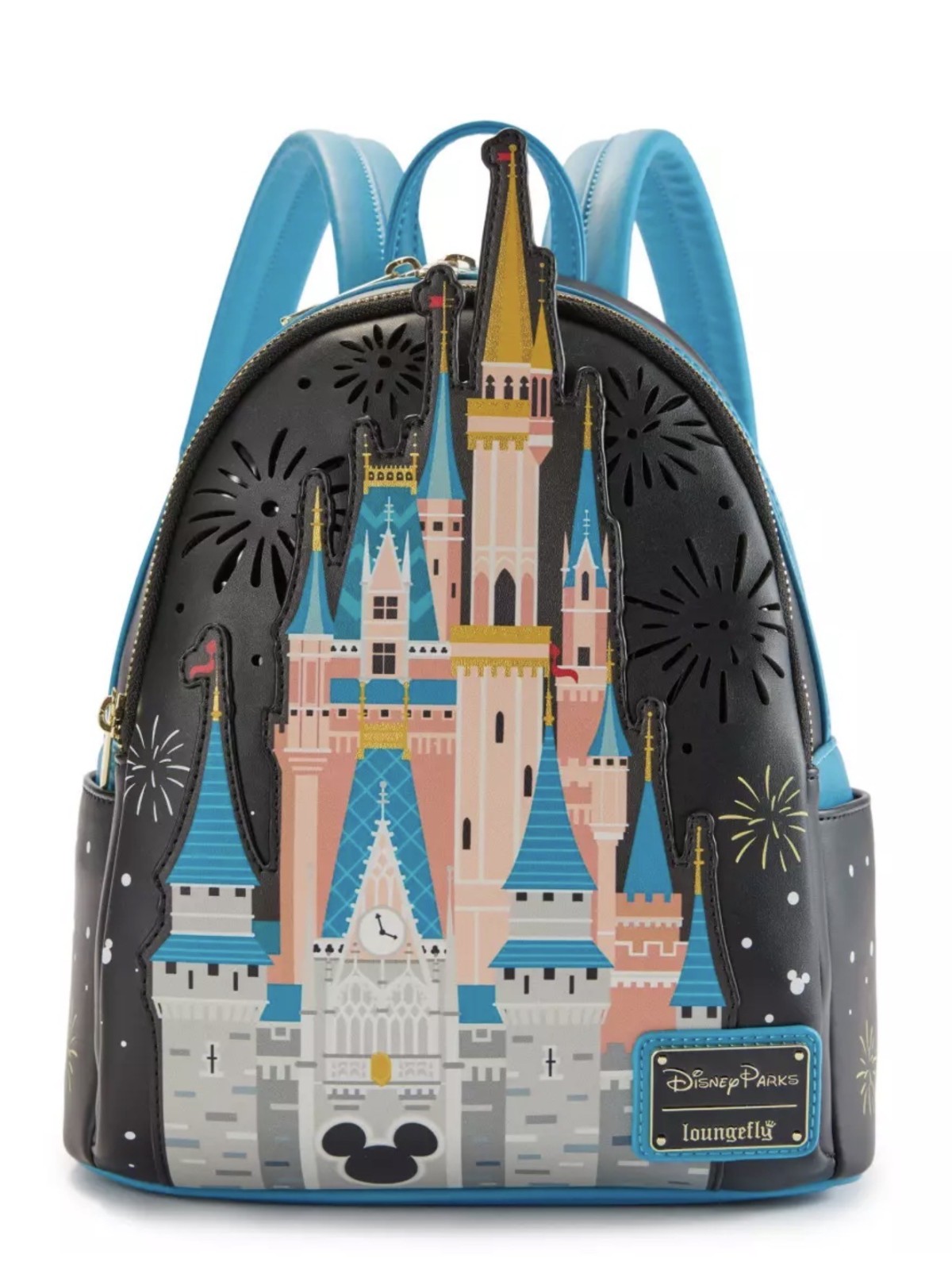 Sac à dos Cinderella Castle Light-Up LOUNGEFLY Import - Livraison 02/2026