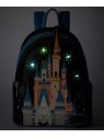 Sac à dos Cinderella Castle Light-Up LOUNGEFLY Import - Livraison 02/2026