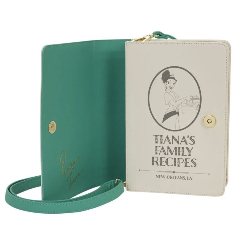 Sac à bandoulière Tiana disney princess book La princesse & la grenouille LOUNGEFLY