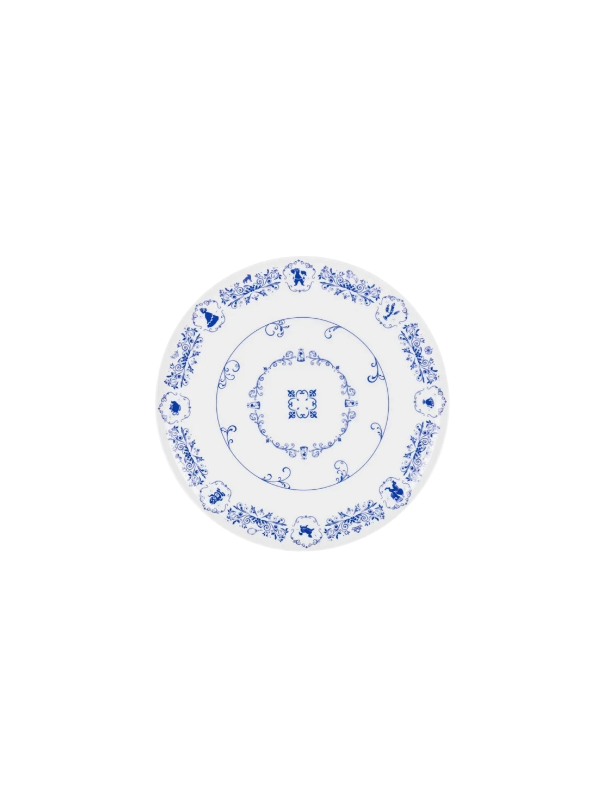 Plat à tarte en porcelaine La belle & la bête Disney