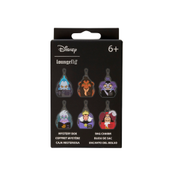 Porte-clés mini sac à dos mystère méchants Disney LOUNGEFLY