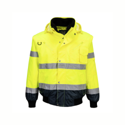 Blouson Bomber 3 en 1 Haute Visibilité Portwest C465 Imperméable