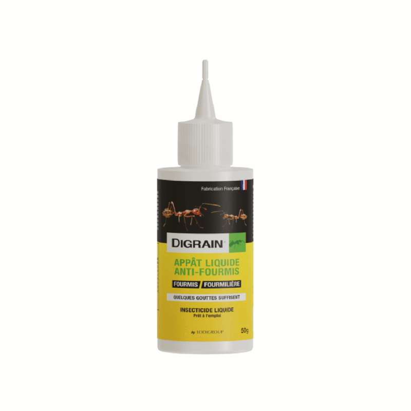 Appât Fourmis Liquide Digrain 50g I1091 Anti Fourmilière Efficace