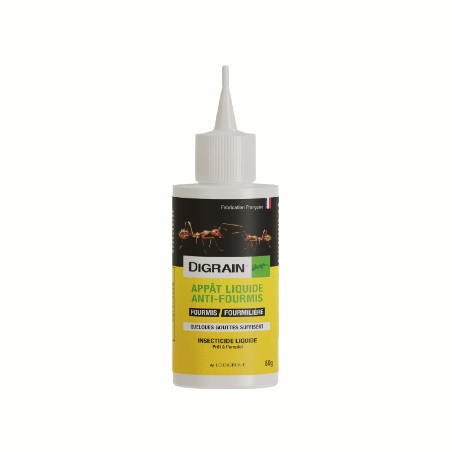 Appât Fourmis Liquide Digrain 50g I1091 Anti Fourmilière Efficace