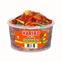Bonbons Serpents Cola Haribo Boîte de 150 Pièces Confiserie