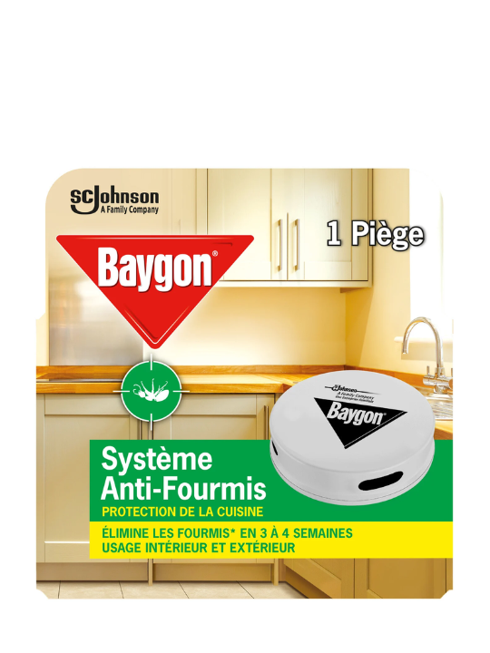 Piège à fourmis spécial cuisine BAYGON : élimination efficace