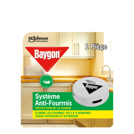 Piège à fourmis spécial cuisine BAYGON : élimination efficace