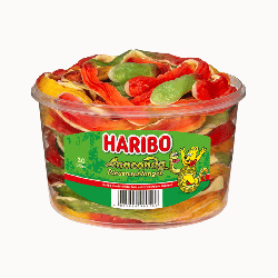 Bonbons Serpents Anaconda Géants Haribo 1200g - Boîte de 30 Pièces