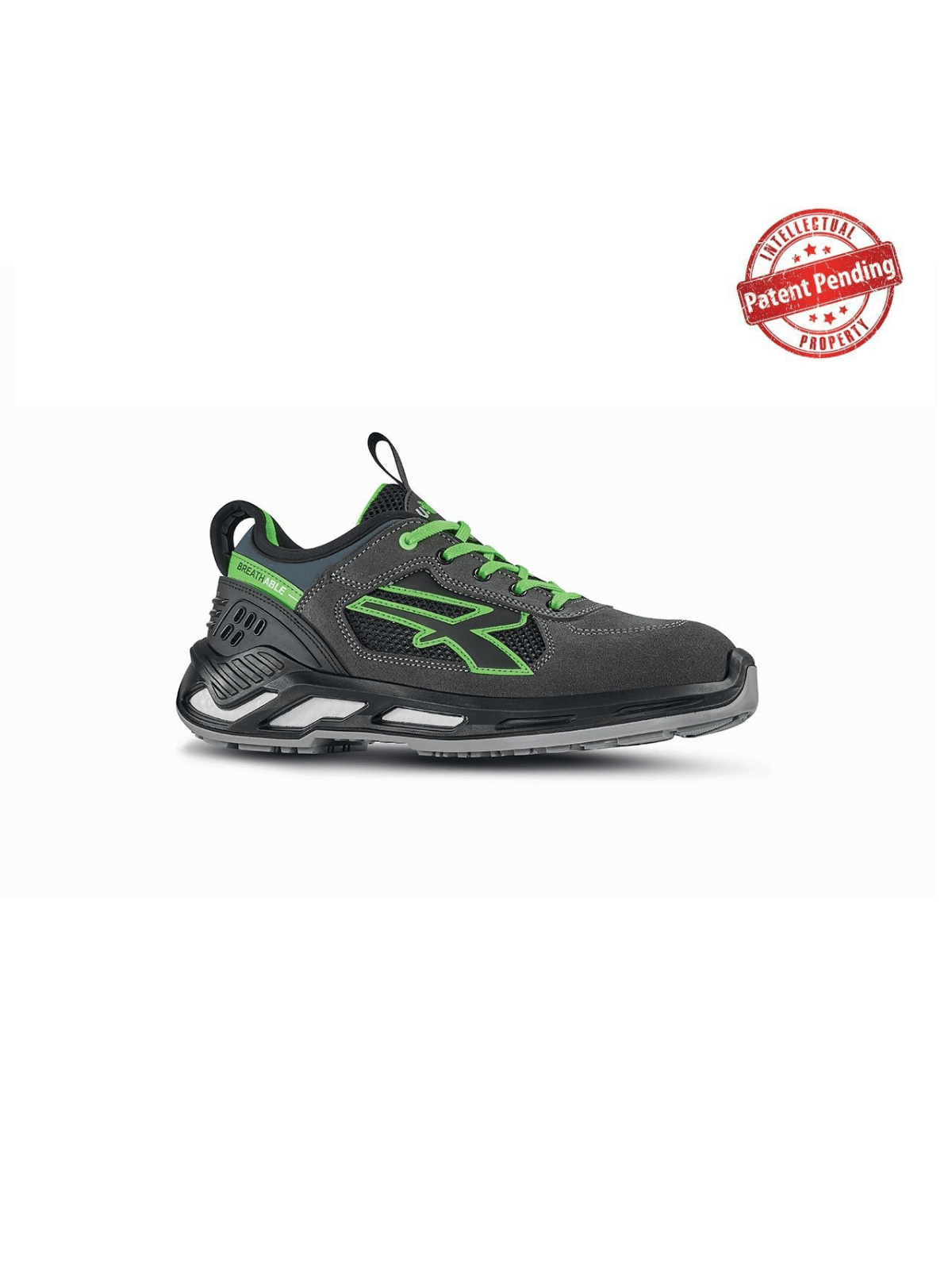 Chaussures de Sécurité Basses U-Power Negan S1P SRC ESD Red 360