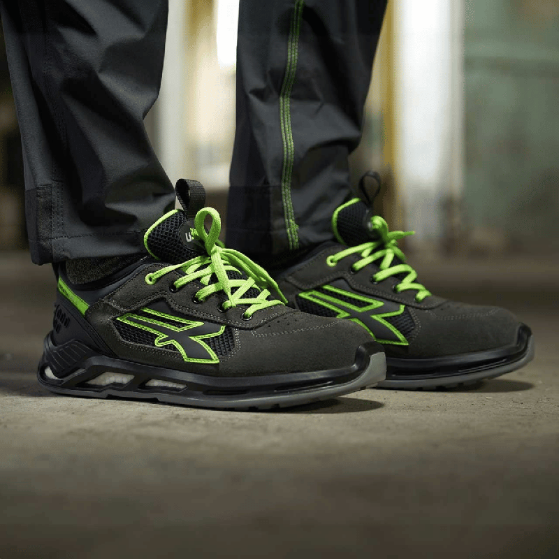 Chaussures de Sécurité Basses U-Power Negan S1P SRC ESD Red 360