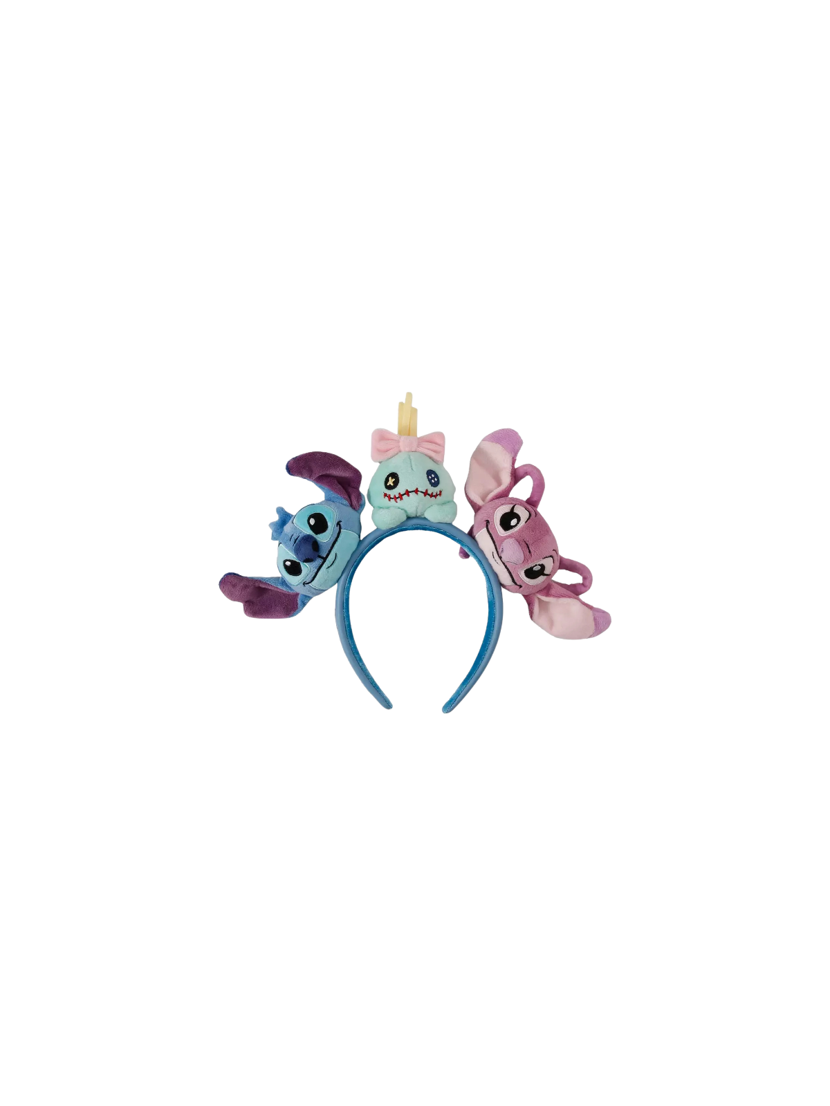 Ears loungefly angel , stitch & scrump plush import