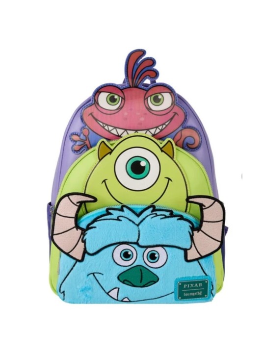 Sac à dos triple pocket Monstres & Cie LOUNGEFLY