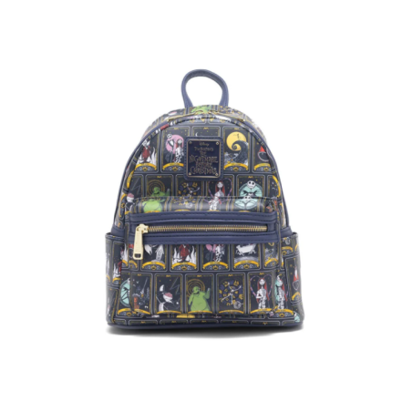 Sac a dos loungefly Allover print tarot l'étrange noël de Mr Jack