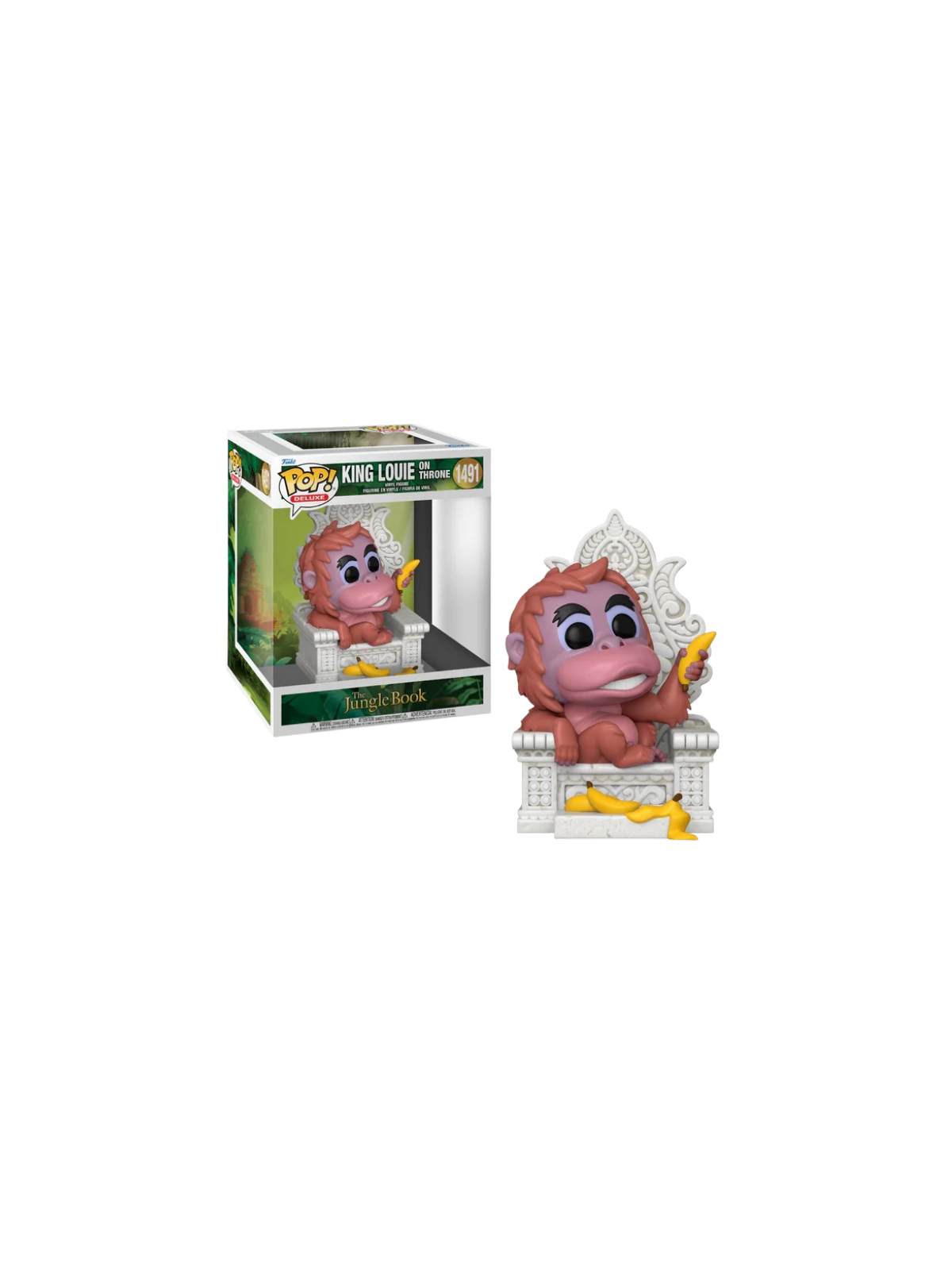 Figurine POP Deluxe Roi Louis sur trône Le livre de la jungle N°1491