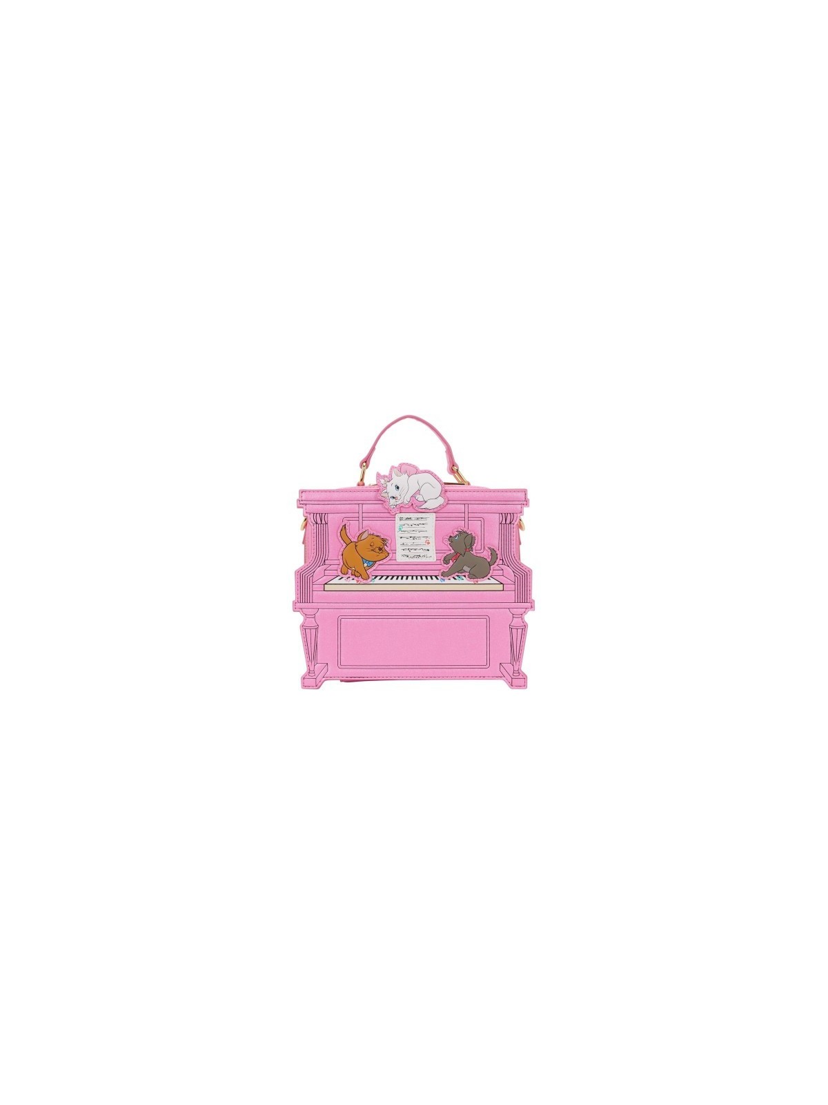 Sac a bandouliere loungefly figural piano les aristochats
