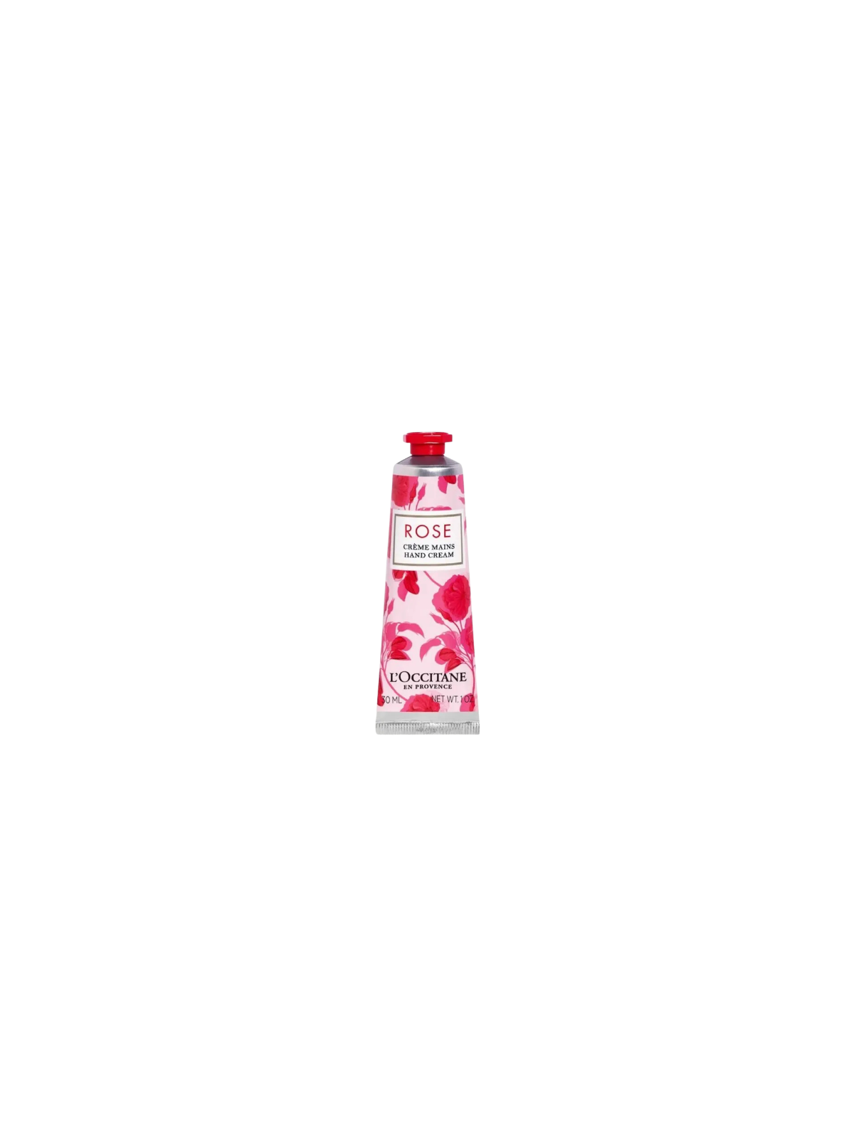 L’Occitane crème mains à la rose 30 ml – hydratation et parfum floral délicat