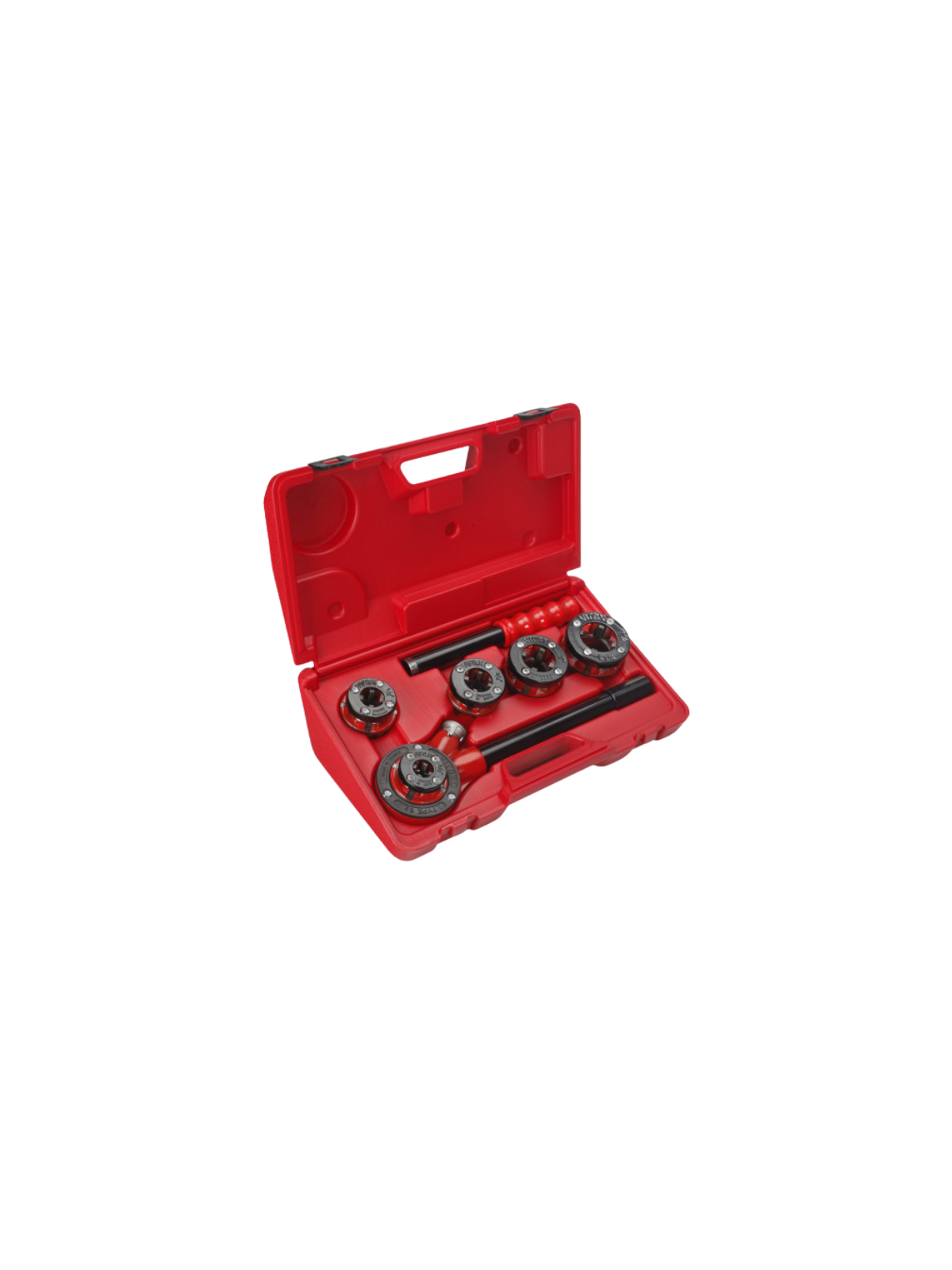 Filière manuelle Virax 136301 BSPT 3/8–1.1/4" – filetage précis plomberie pro