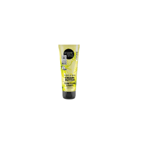 Crème-beurre mains Organic Shop Ylang-ylang & Buriti – hydratation intense et soin naturel