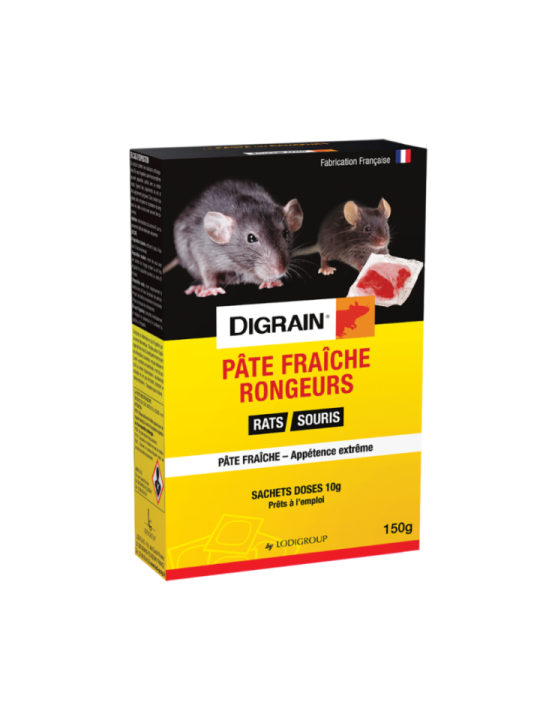 Appat Rat Pâte Fraîche Rongeurs DIRGAIN R9700