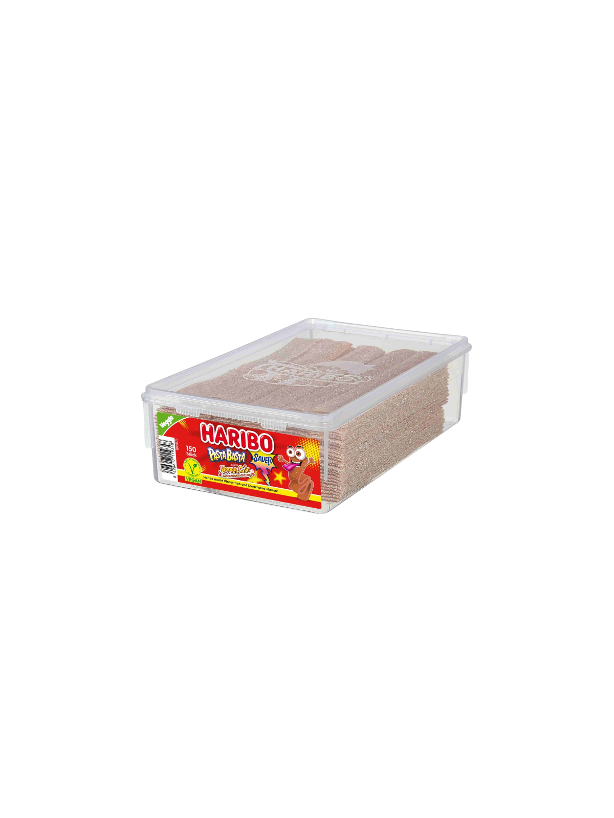 Haribo Pasta Basta Cola Sour Veggie 1125g – Bonbons acidulés goût cola en grand format à partager