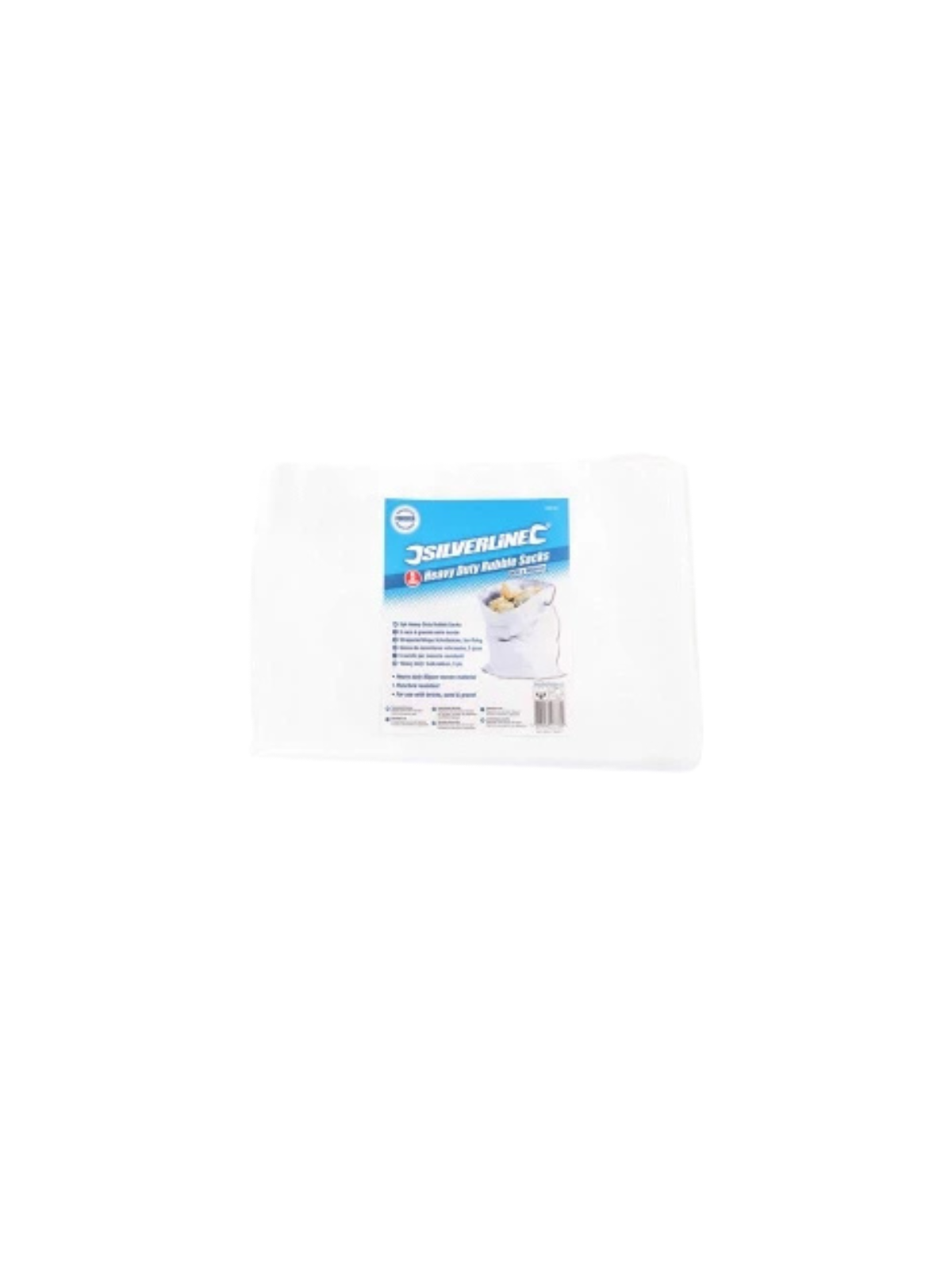 Lot de 5 sacs à gravats robustes 900x600 mm – Sacs résistants pour déchets de chantier et travaux
