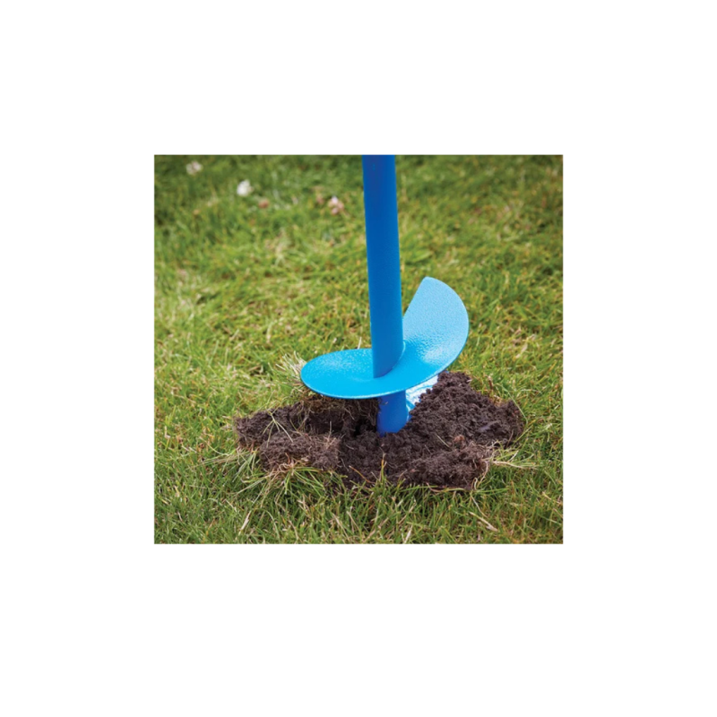 Tarière manuelle 1100 mm Ø127 mm Silverline – Outil robuste pour perçage du sol, plantation et pose de poteaux